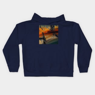 Fractured reality Kids Hoodie